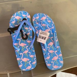 Flamingo flip-flops